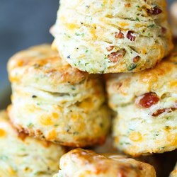 BLACK PEPPER CHEDDAR BACON BISCUITS Recipe