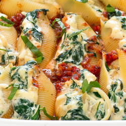 Spinach and Ricotta Stuffed Shells Recipe